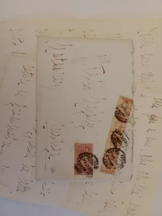 Corrispondenza antica con francobolli