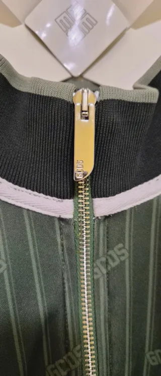 Vestido Mujer GCDS Verde Rayas