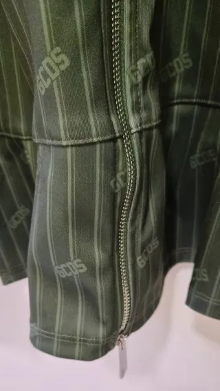 Vestido Mujer GCDS Verde Rayas