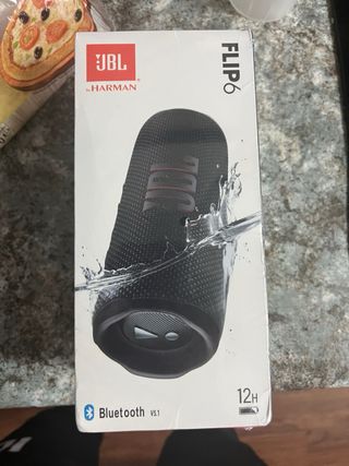 Altavoz JBL Flip 6 Negro y Naranja