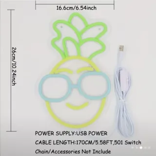 Lampada Neon LED "ANANAS"