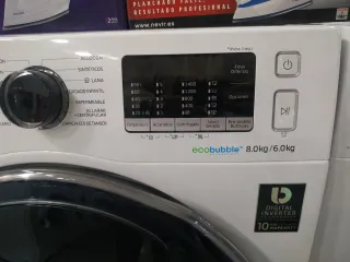 Lavadora-secadora 8/6kgSamsung ecobubble 8kg