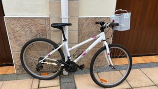 Bicicleta Decathlon Rockrider Blanca