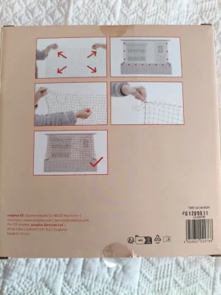 Red para gatos 6x3m Negra