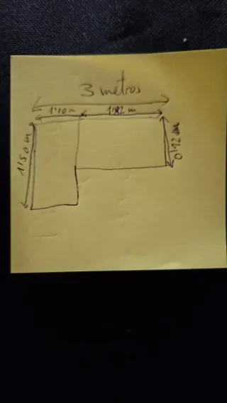 Sofá modular beige de tela Cheslon