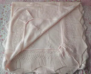 Toquilla rosa bebé con lazo