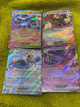 Lote Cartas Pokémon EX