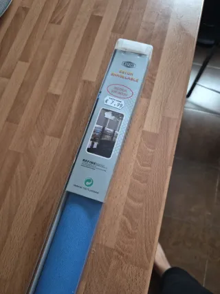 Estor enrollable azul