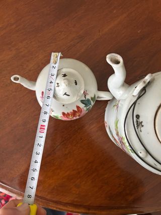 Teiere cinesi in porcellana  Famille Rose