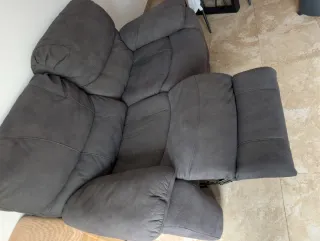 Sofá 2 plazas gris Mondo Convenienza