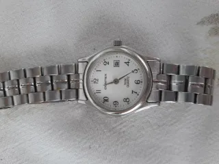 Reloj Contex Mujer Plata y Blanco