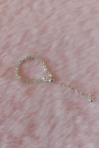 Anillo Plata Ajustable Brillante