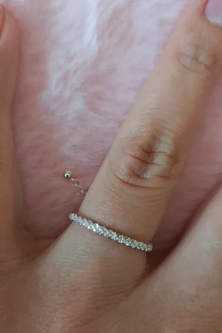 Anillo Plata Ajustable Brillante