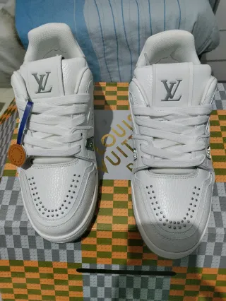 Sneakers Donna Louis Vuitton Bianche parallele