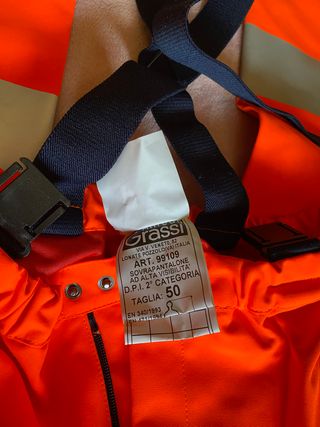 Sovrapantalone alta visibilità GRASS arancione