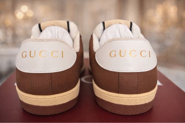 •	Zapatillas Gucci · Nuevas sin uso · Con caja