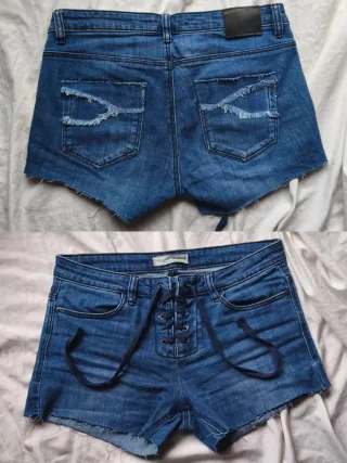 Pantalón y calentadores vaqueros customizados