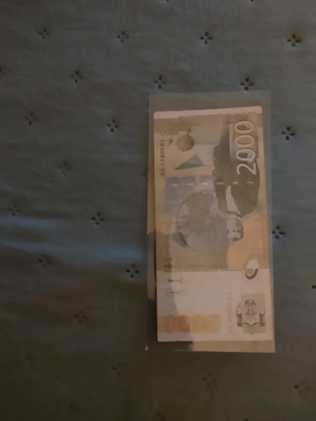 Billete 2000 Dinara Serbia