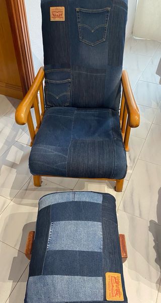 Poltrona a Dondolo Patchwork