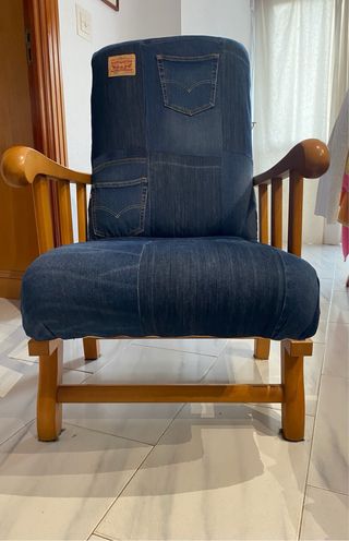 Poltrona a Dondolo Patchwork