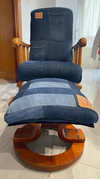 Poltrona a Dondolo Patchwork