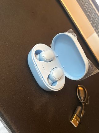 Cascos Inalámbricos Bluetooth Azul