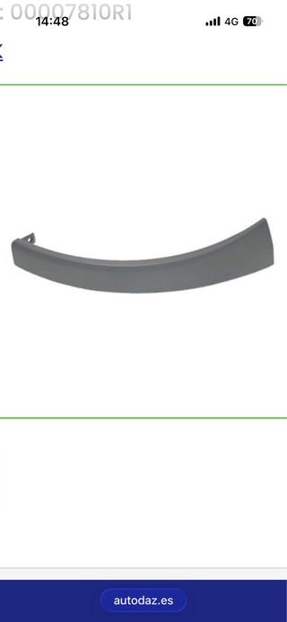 Moldura Faro Izqu Negro a estrenar citroen jumper