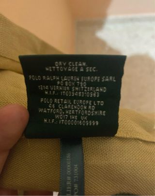 Gabardina Ralph Lauren Talla 38 Verde Oliva