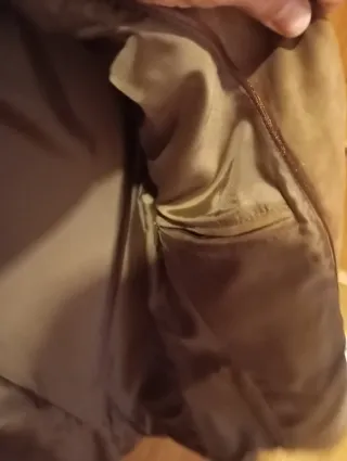 Americana de ante marrón