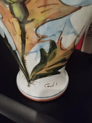 Coppia vasi ceramica con coperchio