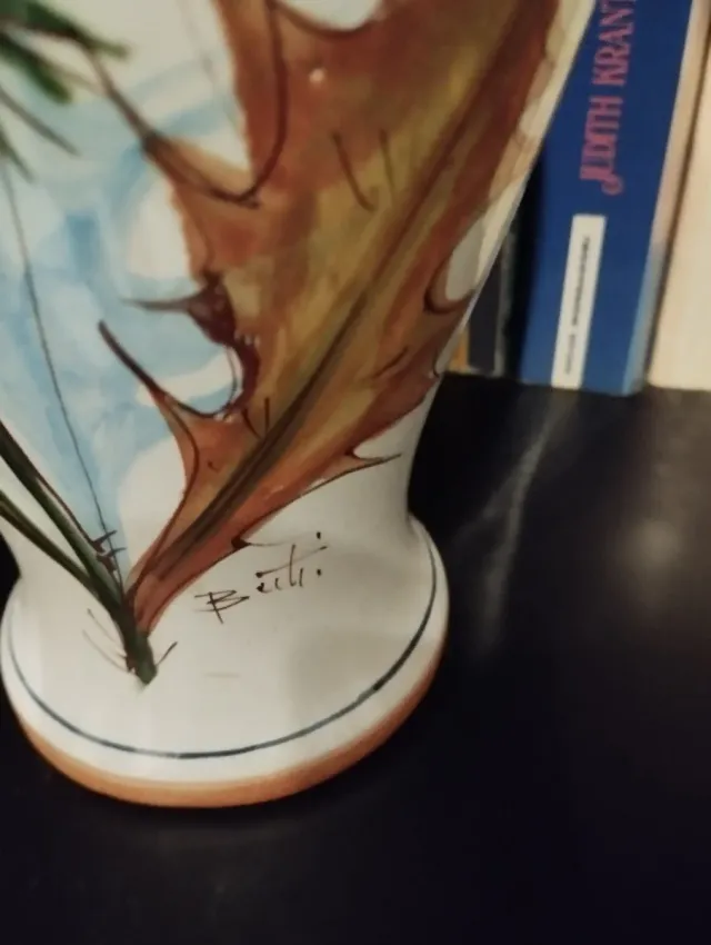 Coppia vasi ceramica con coperchio