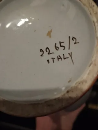 Coppia vasi ceramica con coperchio