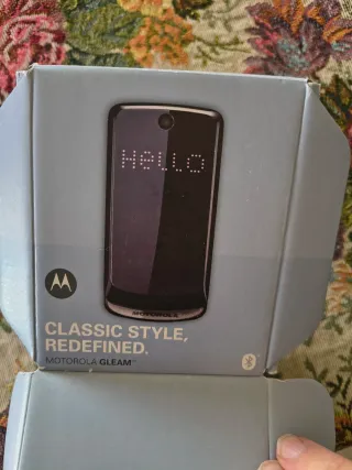 Motorola Gleam vintage argento/bianco