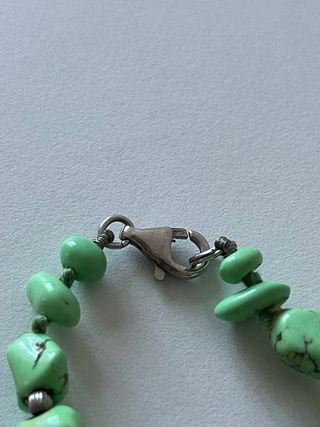 Collana turchese naturale verde