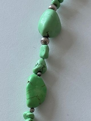 Collana turchese naturale verde