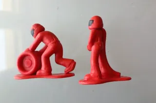 Ferrari F1 Meccanici Pit Crew gomma PVC 4,5 / 5 cm