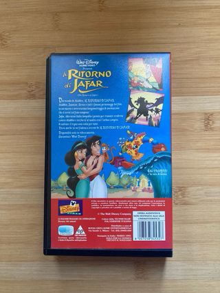 Videocassetta Il Ritorno di Jafar VHS Disney