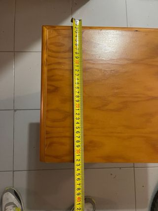 Mesilla de noche de madera