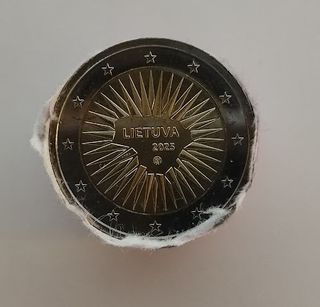 🇱🇹 2€ Lituania 2025 Defensa