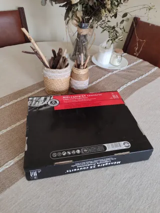 Set 24 cubiertos Laguiole Production  color marfil