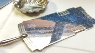 Set di coltelli e spatole da pasticceria antichi