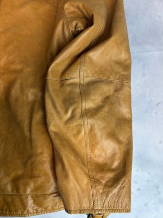 Chaqueta Biker Vintage Camel L