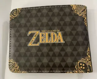 2 Portafogli Zelda Majora's Mask Nero Oro e Zelda