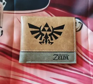 2 Portafogli Zelda Majora's Mask Nero Oro e Zelda