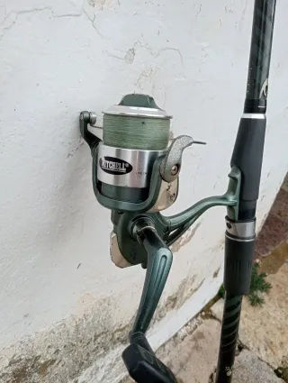 Caña de pescar Mitchell con carrete