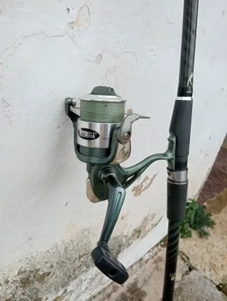 Caña de pescar Mitchell con carrete