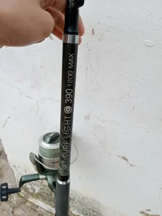 Caña de pescar Mitchell con carrete