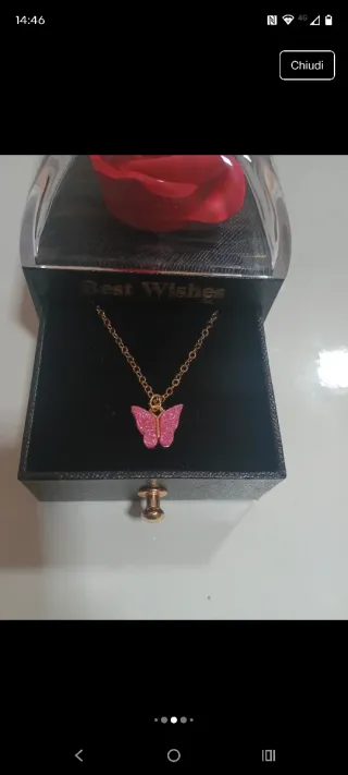 Rosa Eterna Scatola Best Wishes