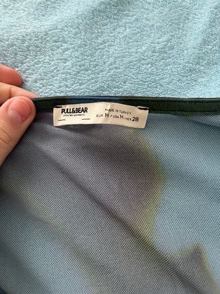 Blusa Malla Estampada Fruncida