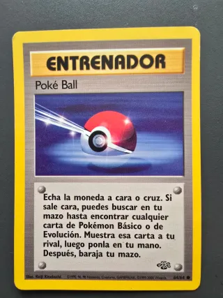 Carta Entrenador Poké Ball 64/64